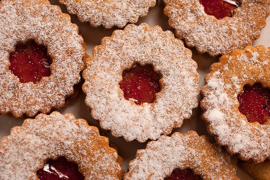 Linzer Cookies at Nichole's Fine Pastry, Fargo, ND