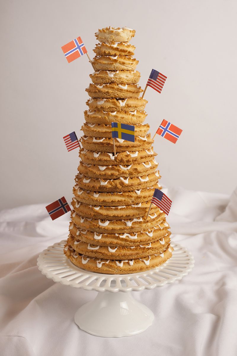 Kransekake Former Norwegian Wedding Cake Swedish Wreath Cake Vintage Cake  Former Complete 18 Rings Made in Norway -  Israel