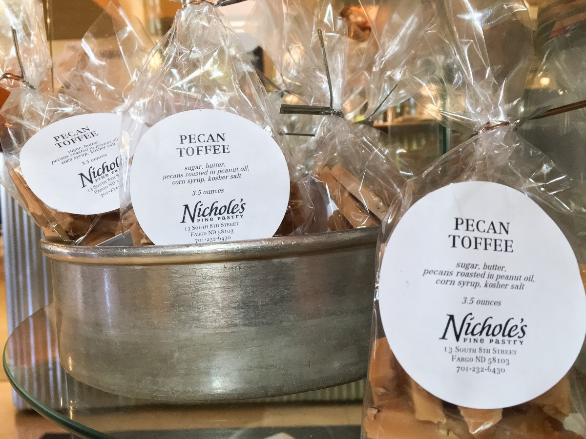 Pecan Toffee at Nichole's Fine Pastry, Fargo, ND